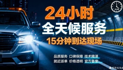 铜陵车辆没电启动_拖车救援_24小时道路救援电话
