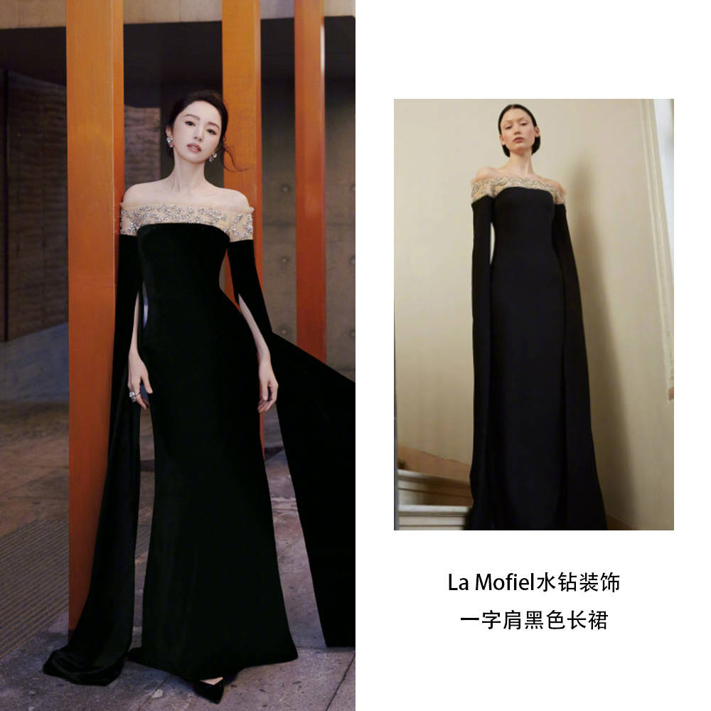 “贵姐”陈慧琳穿露肩装状态如32，董璇黑色长裙彰显”地母“风范