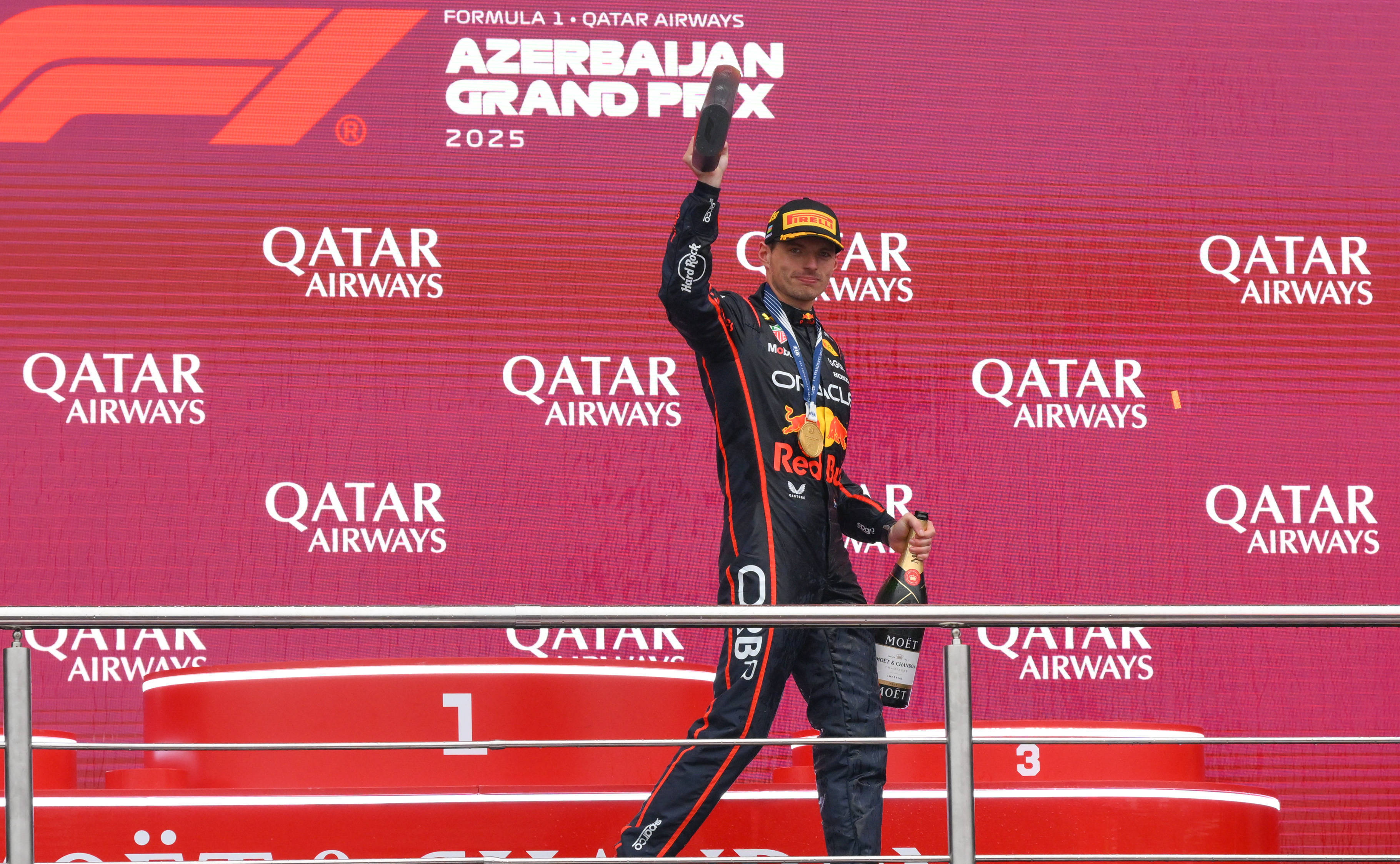 F1阿塞拜疆大奖赛｜维斯塔潘赢得赛季第四冠