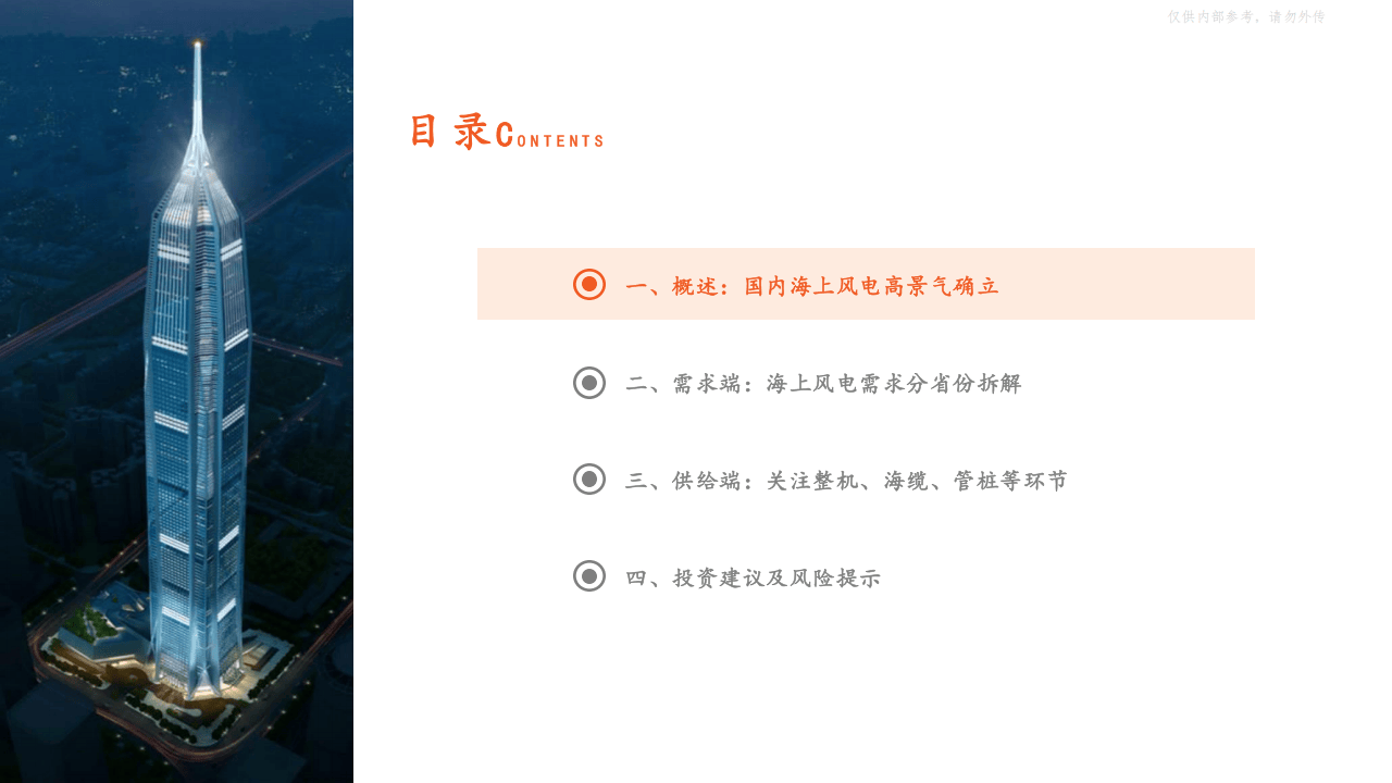 平安证券海风报告:国内海风需求高景气确立