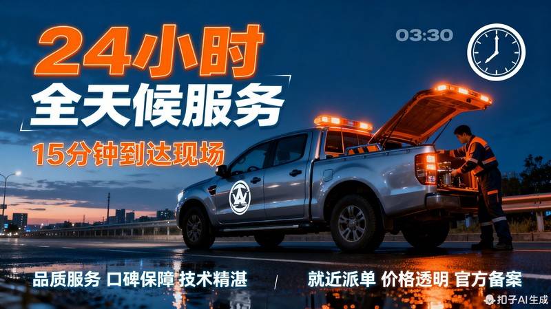 铜陵郊区汽车打不着火_道路救援_24小时拖车电话