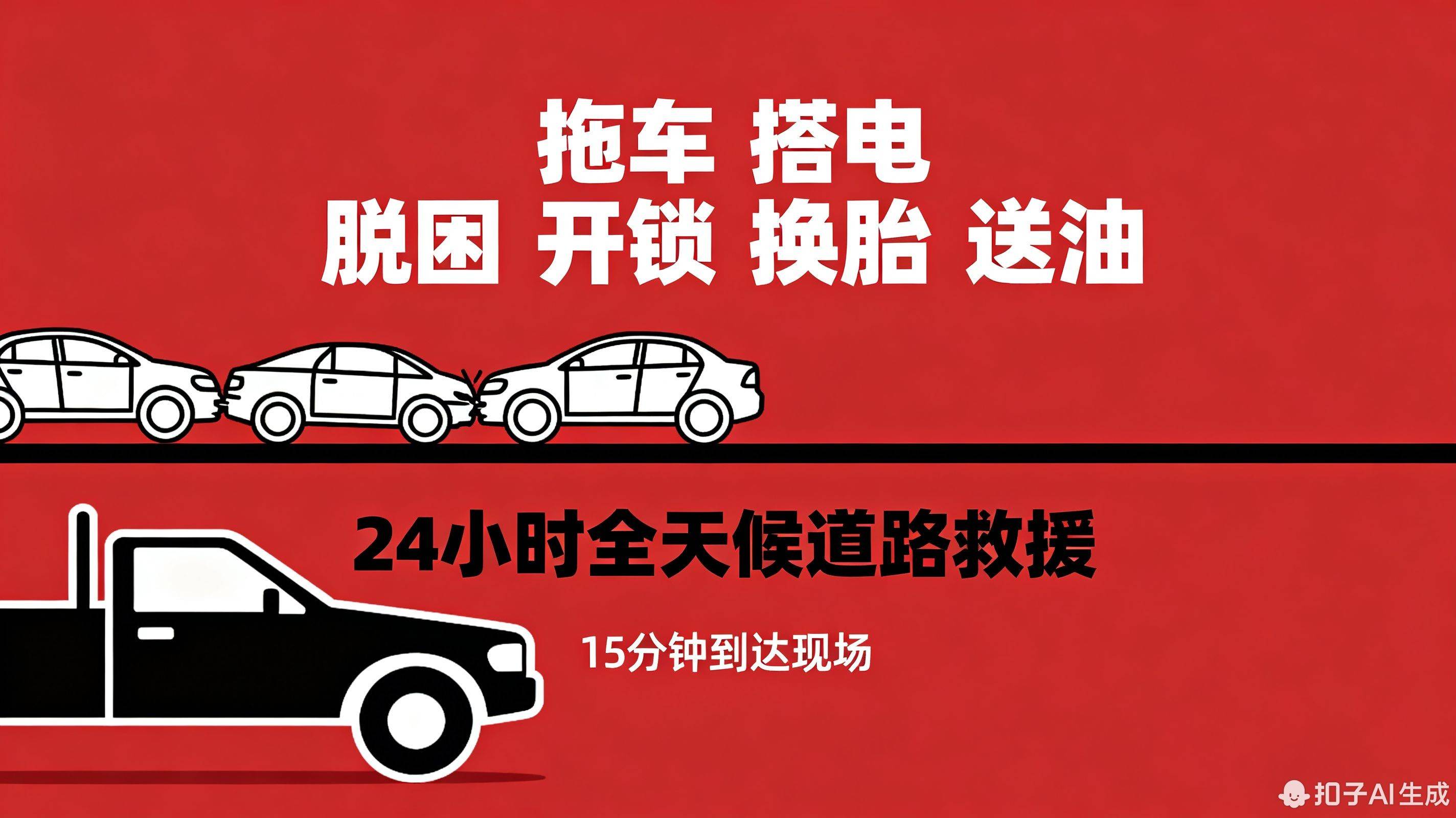 铜陵郊区汽车打不着火_道路救援_24小时拖车电话