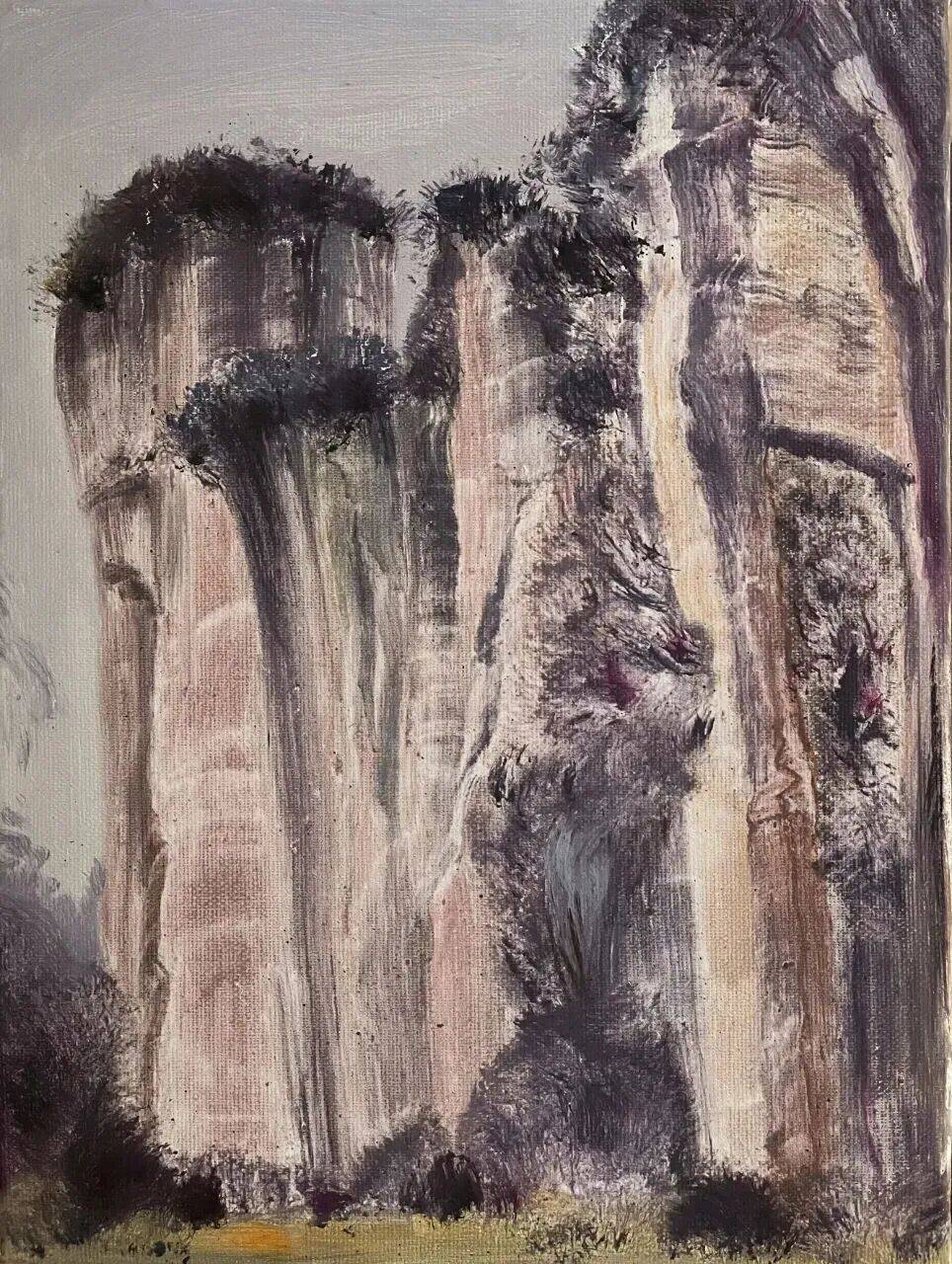 构建连接故土与远方精神家园，袁锋渊画展在穗举办