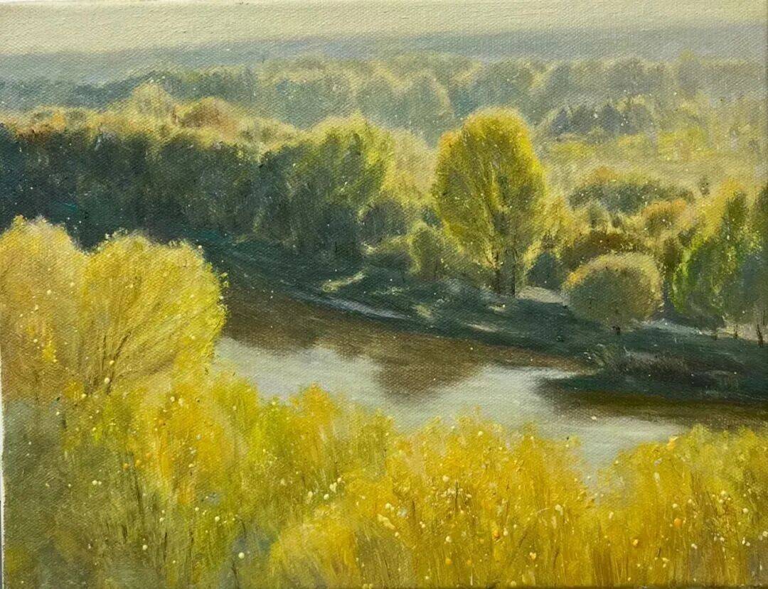 构建连接故土与远方精神家园，袁锋渊画展在穗举办