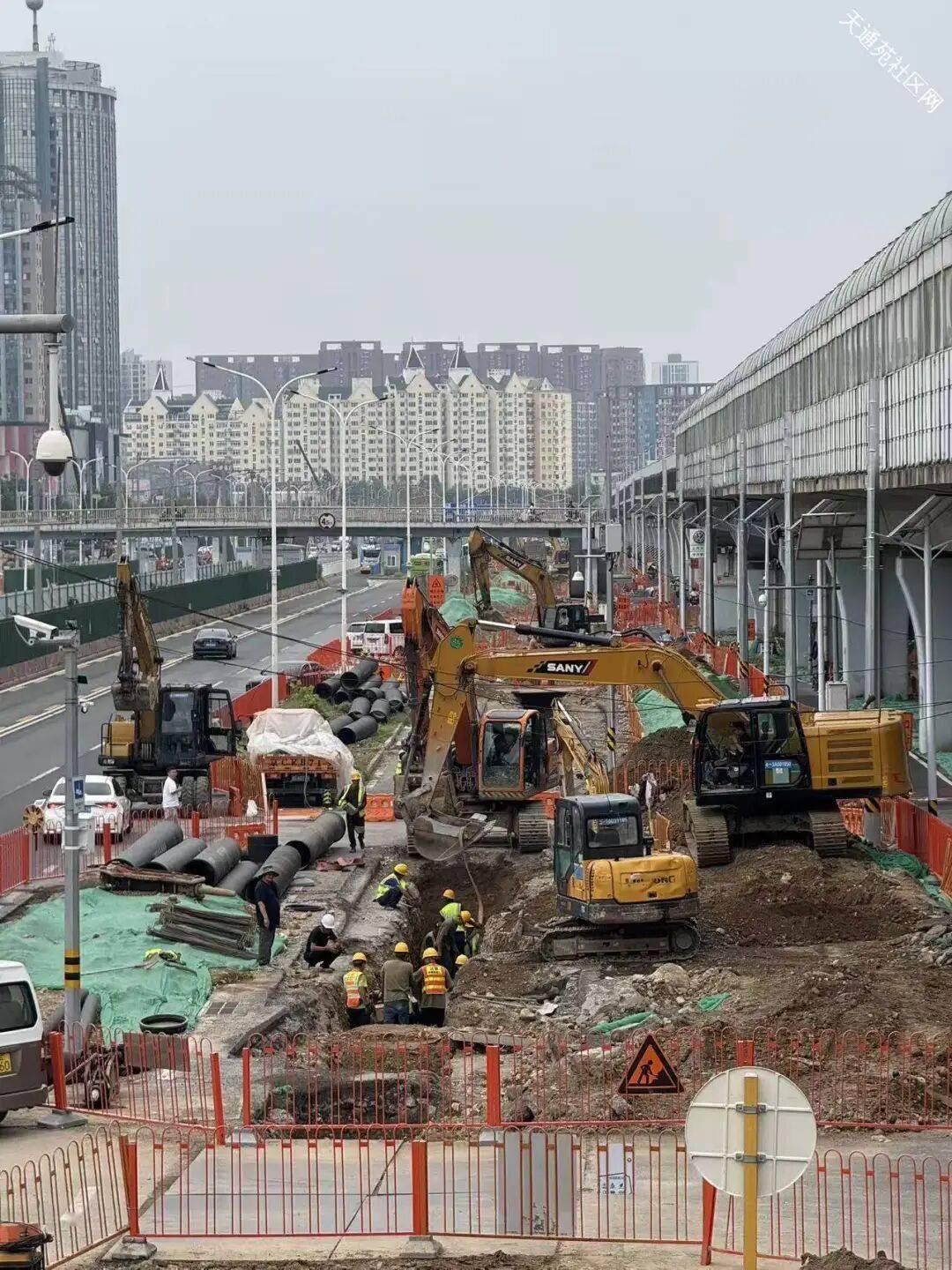 注意！安立路改造，龙德广场过街天桥坡道将拆除——